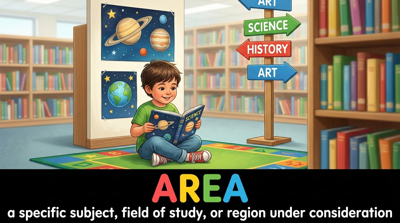 English Illustration for area